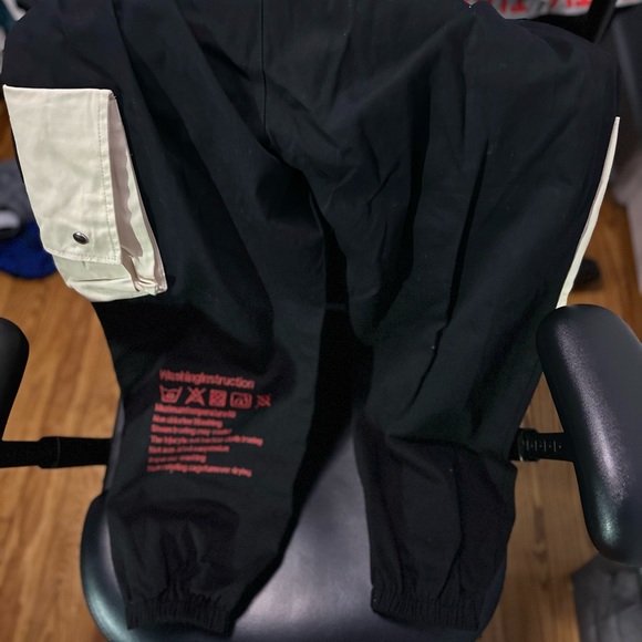 Black Cargo Pants - Picture 3 of 4